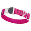 Sprenger BioThane Waterproof Dog Collar with Stainless Steel ClicLock Quick Release Buckle Magenta Pink Silver Buckle Dog Collars Dogline