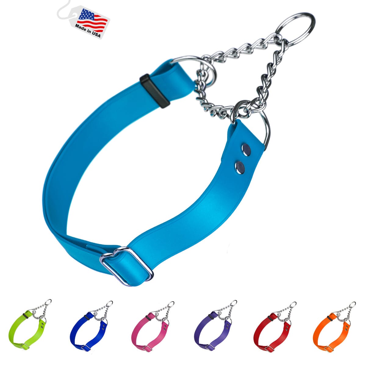 Biothane Adjustable Martingale Collar for Dogs Dog Collars Dogline