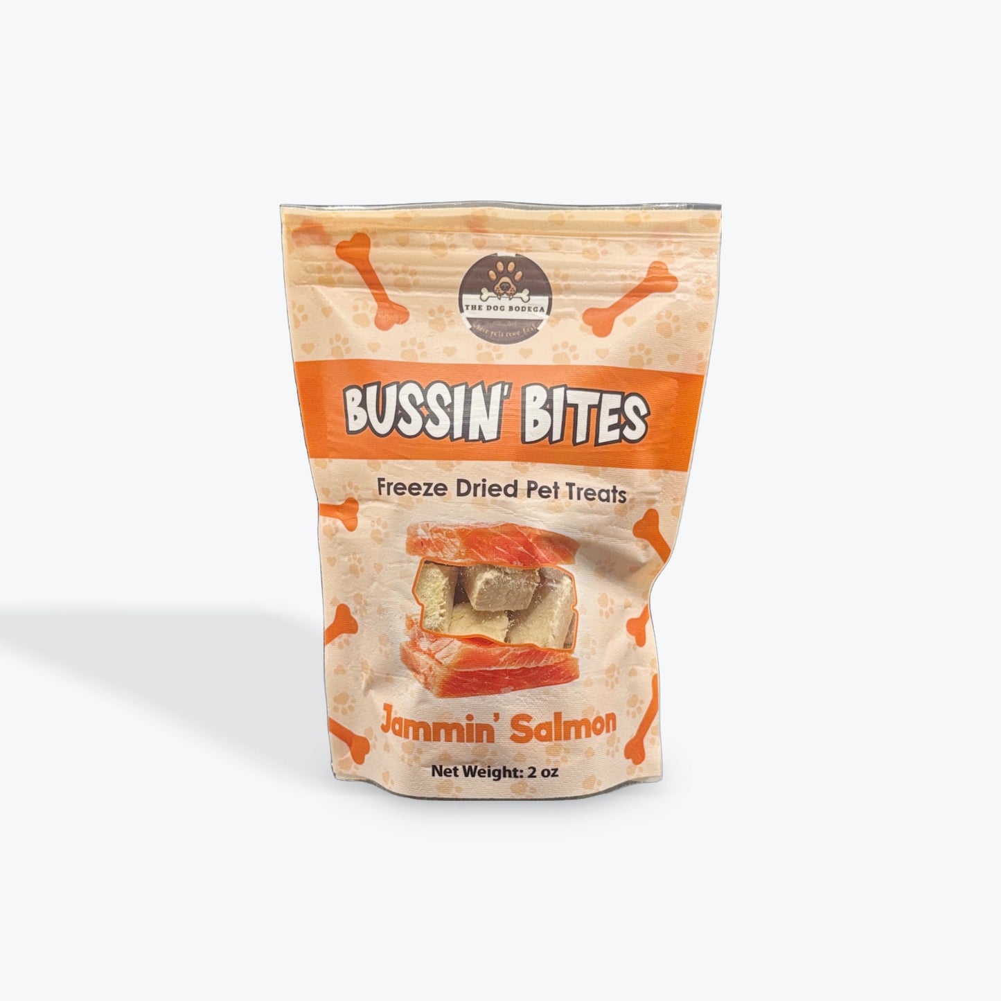 Single Ingredient, High Value Freeze-Dried Training Treats for Dogs & Cats - Salmon The Dog Bodega