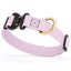 Viper BioThane Dog Collar with Cobra Metal Buckle – Odor Resistant and Waterproof Pastel Purple Dog Collars Dogline