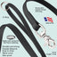 Biothane Dog Leash with Nickel Scissor Snap – 4 FT and 6 FT Dog Leashes Dogline