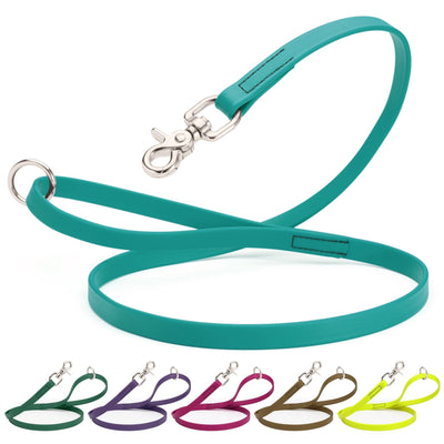 Biothane Dog Leash with Nickel Scissor Snap – 4 FT and 6 FT Dog Leashes Dogline