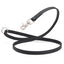 Biothane Dog Leash with Nickel Scissor Snap – 4 FT and 6 FT Black 5 8" Dog Leashes Dogline