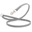 Biothane Dog Leash with Nickel Scissor Snap – 4 FT and 6 FT Battleship Gray 5 8" Dog Leashes Dogline