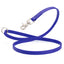 Biothane Dog Leash with Nickel Scissor Snap – 4 FT and 6 FT Blueberry Royal 5 8" Dog Leashes Dogline