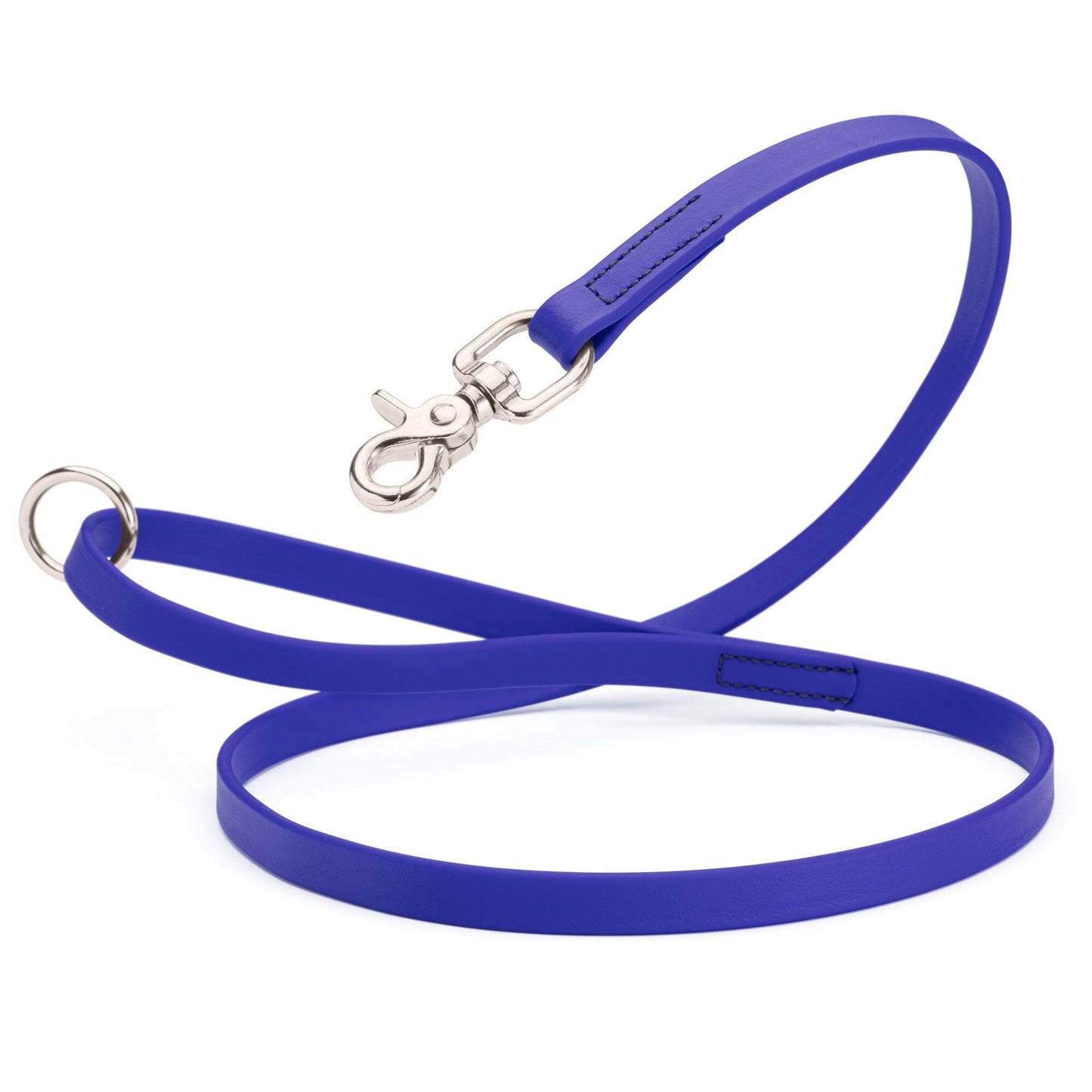 Biothane Dog Leash with Nickel Scissor Snap – 4 FT and 6 FT Blueberry Royal 5 8" Dog Leashes Dogline
