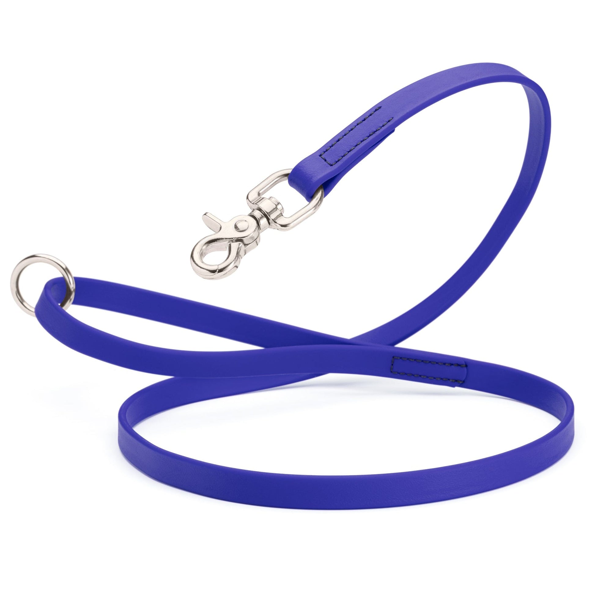 Biothane Dog Leash with Nickel Scissor Snap – 4 FT and 6 FT Blueberry Royal 5 8" Dog Leashes Dogline