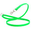Biothane Dog Leash with Nickel Scissor Snap – 4 FT and 6 FT Tropical Green 5 8" Dog Leashes Dogline