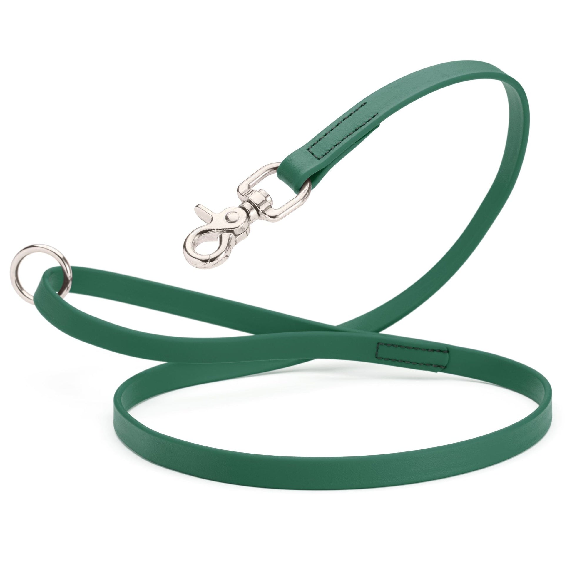 Biothane Dog Leash with Nickel Scissor Snap – 4 FT and 6 FT Hunter Green 5 8" Dog Leashes Dogline
