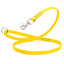 Biothane Dog Leash with Nickel Scissor Snap – 4 FT and 6 FT Lemon Yellow 5 8" Dog Leashes Dogline