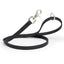 Biothane Dog Leash with Nickel Scissor Snap – 4 FT and 6 FT Black 3 4" Dog Leashes Dogline