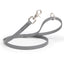 Biothane Dog Leash with Nickel Scissor Snap – 4 FT and 6 FT Battleship Gray 3 4" Dog Leashes Dogline