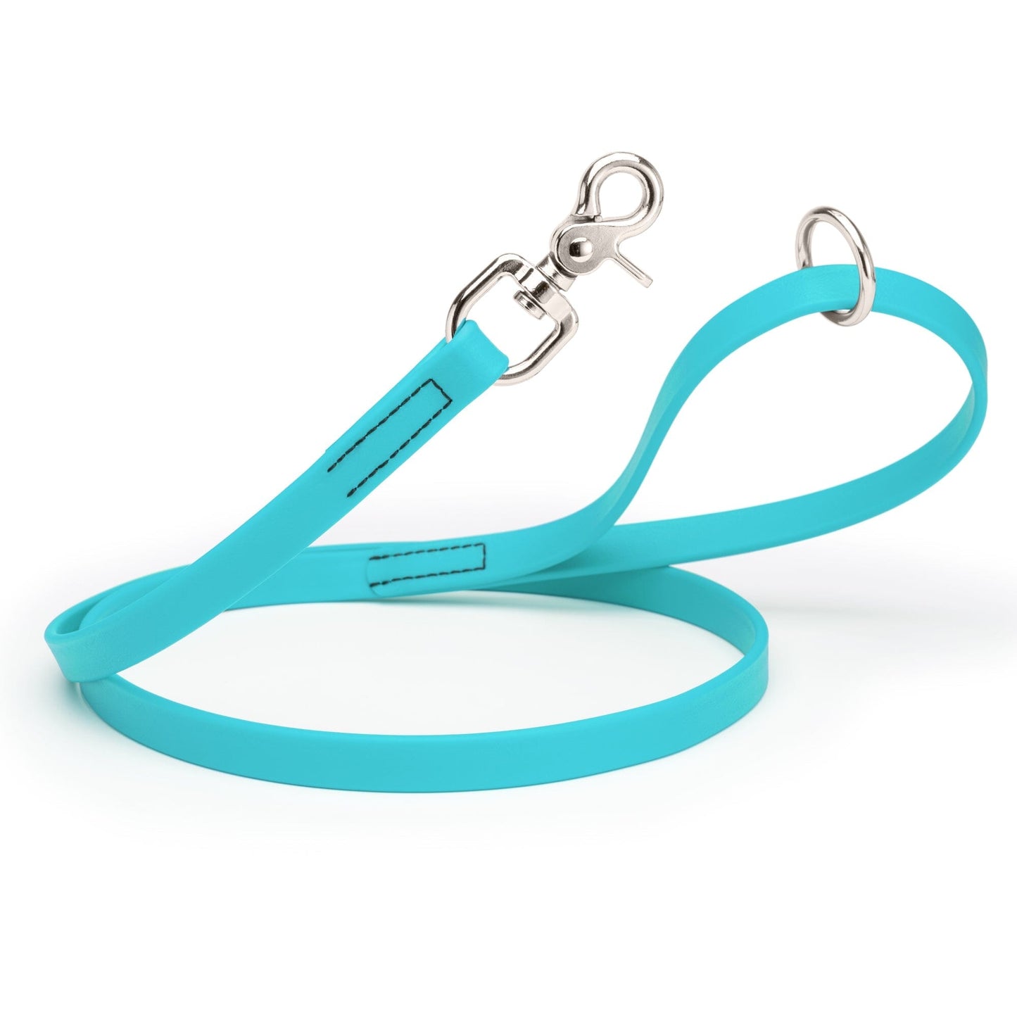 Biothane Dog Leash with Nickel Scissor Snap – 4 FT and 6 FT Sky Blue 3 4" Dog Leashes Dogline