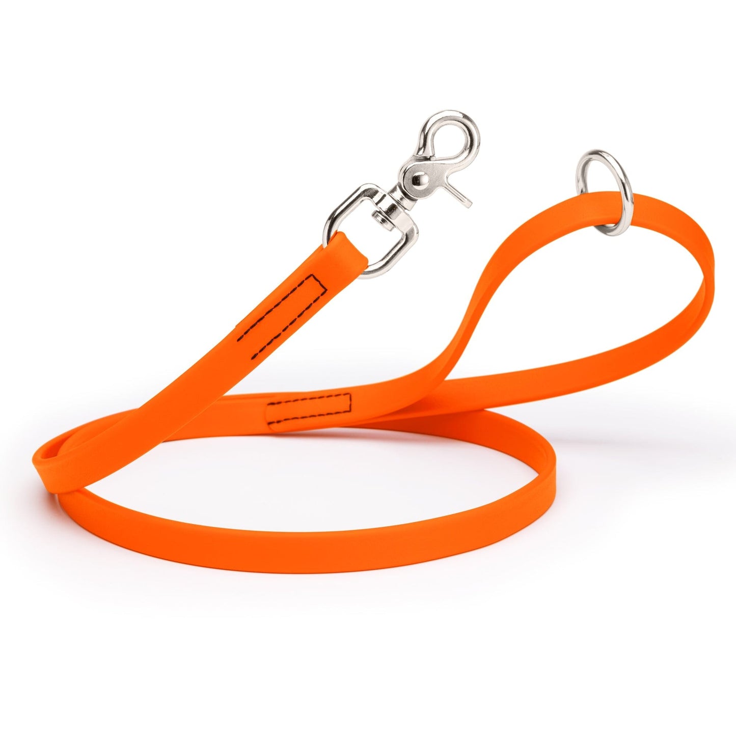 Biothane Dog Leash with Nickel Scissor Snap – 4 FT and 6 FT Hunter Orange 3 4" Dog Leashes Dogline