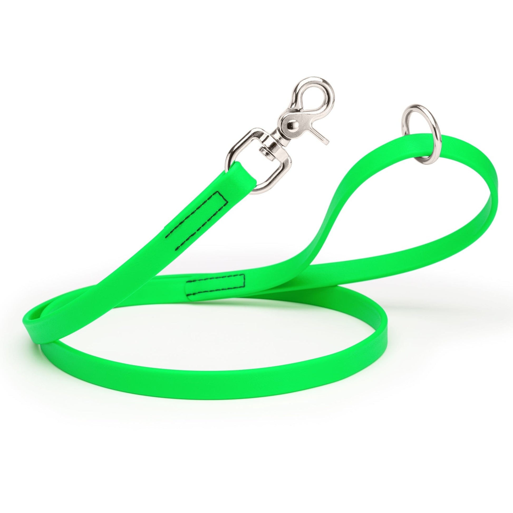 Biothane Dog Leash with Nickel Scissor Snap – 4 FT and 6 FT Tropical Green 3 4" Dog Leashes Dogline