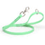 Biothane Dog Leash with Nickel Scissor Snap – 4 FT and 6 FT Sea Foam Green 3 4" Dog Leashes Dogline