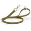 Biothane Dog Leash with Nickel Scissor Snap – 4 FT and 6 FT Olive Drab Green 3 4" Dog Leashes Dogline