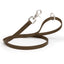 Biothane Dog Leash with Nickel Scissor Snap – 4 FT and 6 FT Dark Chocolate Brown 3 4" Dog Leashes Dogline