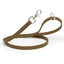 Biothane Dog Leash with Nickel Scissor Snap – 4 FT and 6 FT Coyote Brown 3 4" Dog Leashes Dogline
