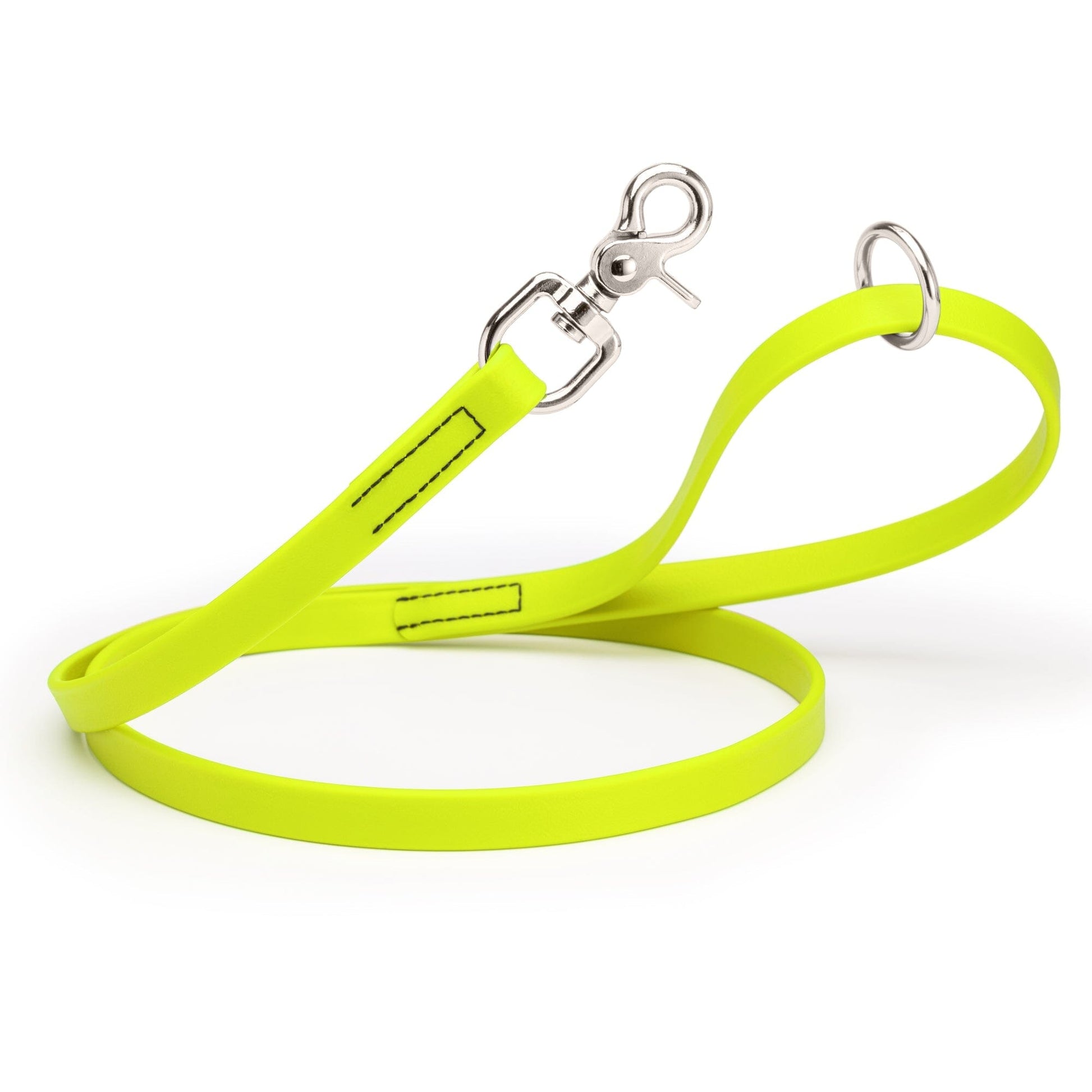 Biothane Dog Leash with Nickel Scissor Snap – 4 FT and 6 FT Safety Yellow 3 4" Dog Leashes Dogline