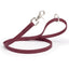 Biothane Dog Leash with Nickel Scissor Snap – 4 FT and 6 FT Merlot Burgundy 3 4" Dog Leashes Dogline