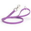 Biothane Dog Leash with Nickel Scissor Snap – 4 FT and 6 FT Amethyst Purple 3 4" Dog Leashes Dogline
