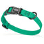 Pebble Emboss Biothane Dog Collar with Quick Release Buckle 3 4"W by 12-19"L Teal Dog Collars Dogline