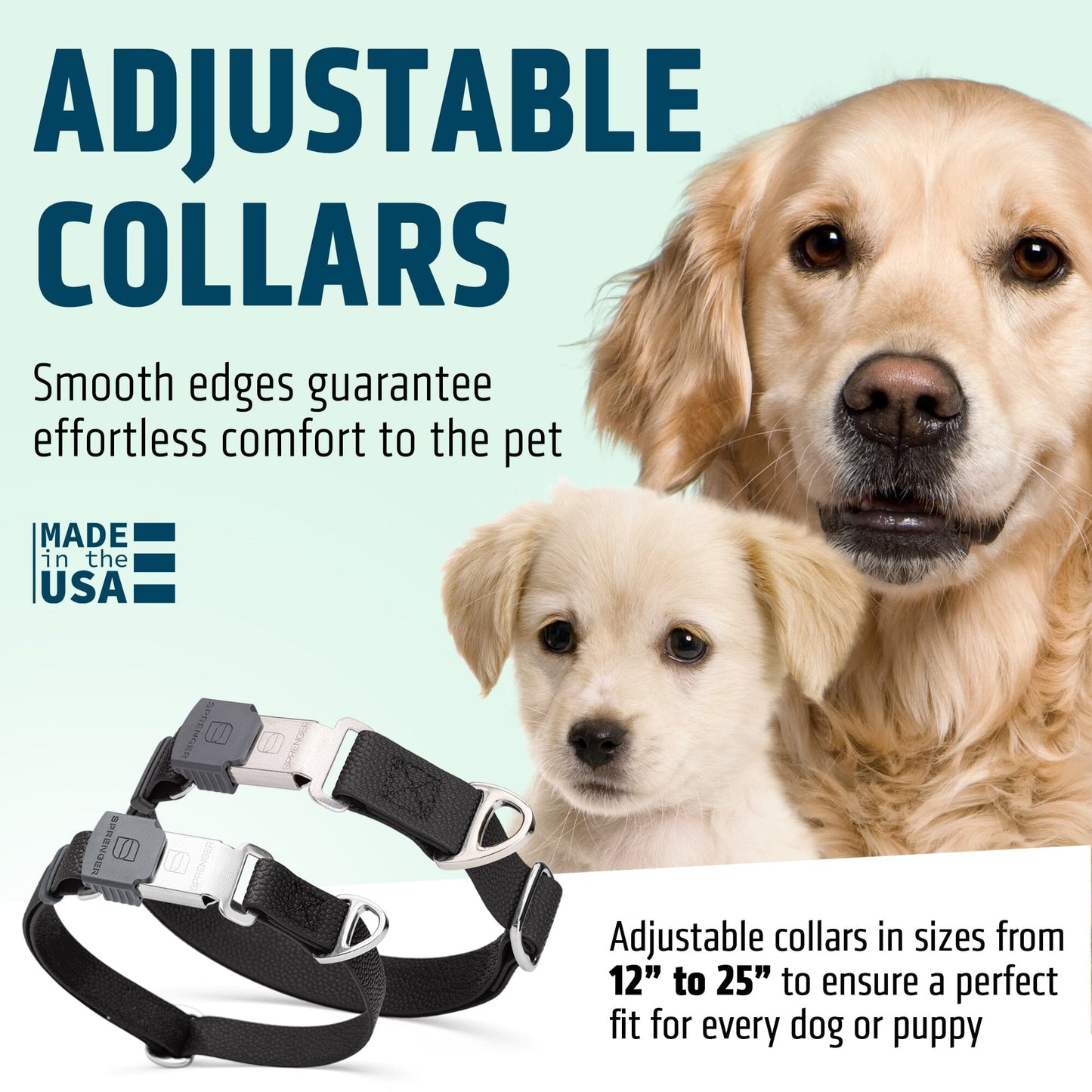 Dogline Pebble Emboss Biothane Dog Collar with Herm Sprenger Stainless Steel ClicLock Buckle Dog Collars Dogline