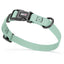 Pebble Emboss Biothane Dog Collar with Quick Release Buckle 3 4"W by 12-19"L Sage Green Dog Collars Dogline