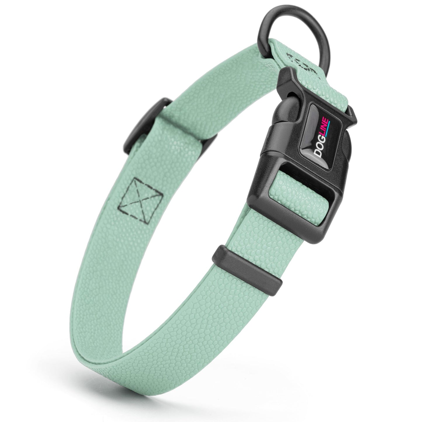 Pebble Emboss Biothane Dog Collar with Quick Release Buckle Dog Collars Dogline