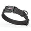 Pebble Emboss Biothane Dog Collar with Quick Release Buckle 1"W by 15-25"L Black Dog Collars Dogline