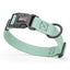 Pebble Emboss Biothane Dog Collar with Quick Release Buckle 1"W by 15-25"L Sage Green Dog Collars Dogline