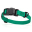 Dogline Pebble Emboss Biothane Dog Collar with Magnetic Buckle W 3 4" x L 12-19" Teal Dog Collars Dogline