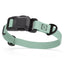 Dogline Pebble Emboss Biothane Dog Collar with Magnetic Buckle W 3 4" x L 12-19" Sage Green Dog Collars Dogline