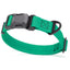 Dogline Pebble Emboss Biothane Dog Collar with Magnetic Buckle W 1" x L 15-25" Teal Dog Collars Dogline
