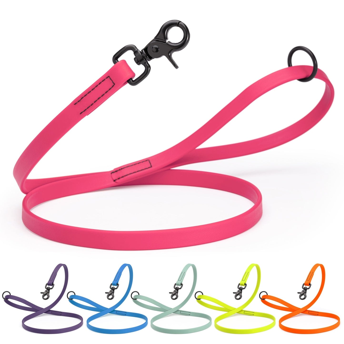 Biothane Dog Leash with Black Scissor Snap Dog Leashes Dogline