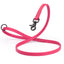Biothane Dog Leash with Black Scissor Snap Passionfruit Pink 5 8" Dog Leashes Dogline