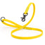 Biothane Dog Leash with Black Scissor Snap Lemon Yellow 5 8" Dog Leashes Dogline