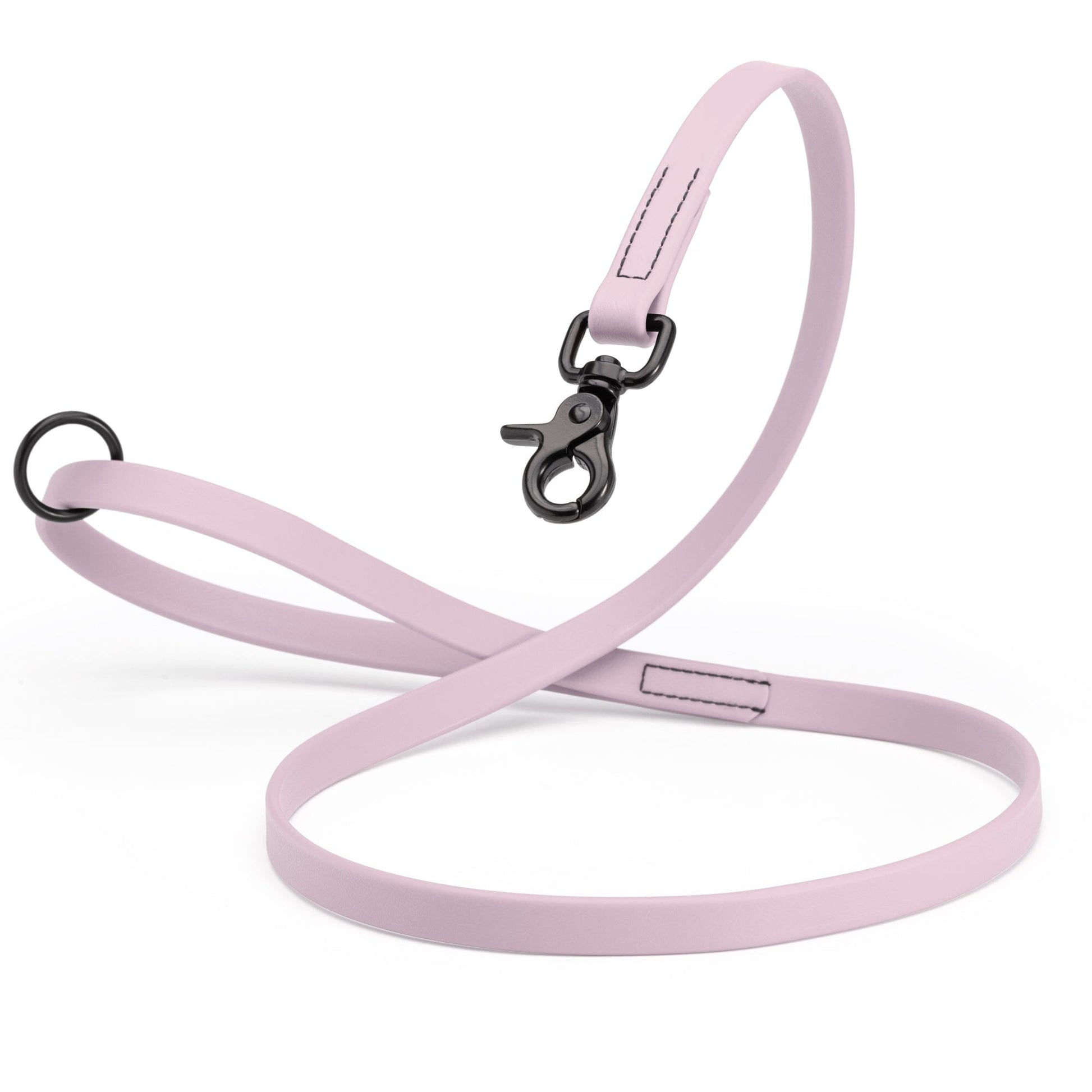Biothane Dog Leash with Black Scissor Snap Pastel Purple 5 8" Dog Leashes Dogline