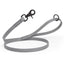 Biothane Dog Leash with Black Scissor Snap Battleship Gray 3 4" Dog Leashes Dogline