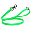 Biothane Dog Leash with Black Scissor Snap Tropical Green 3 4" Dog Leashes Dogline