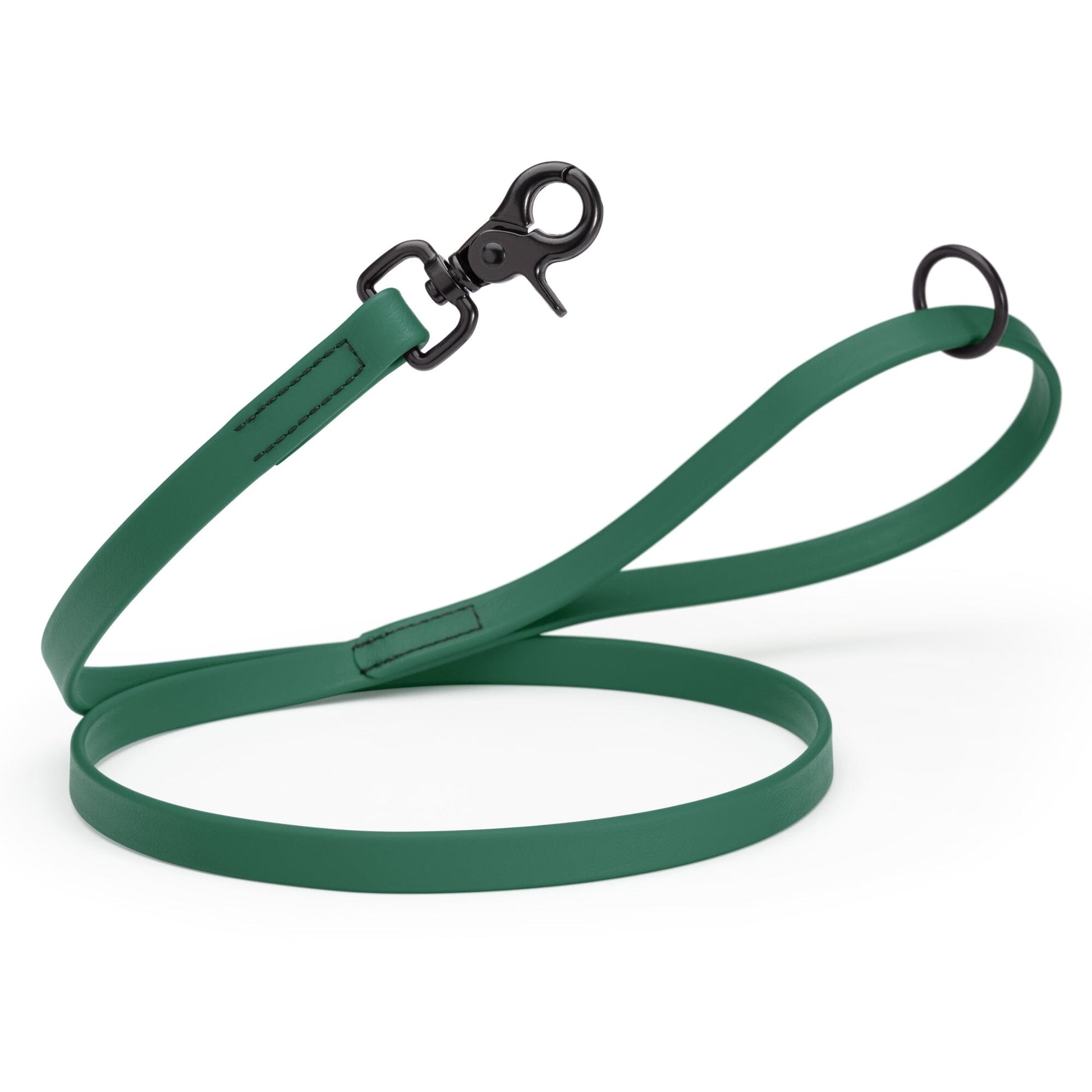Biothane Dog Leash with Black Scissor Snap Hunter Green 3 4" Dog Leashes Dogline