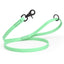 Biothane Dog Leash with Black Scissor Snap Sea Foam Green 3 4" Dog Leashes Dogline