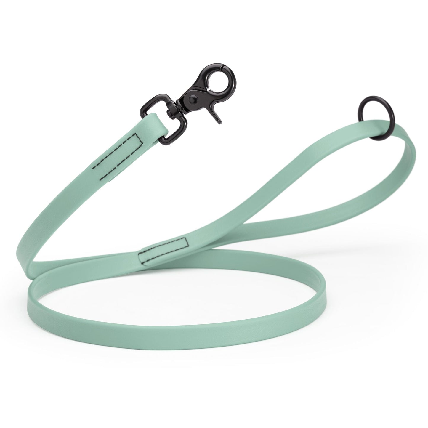 Biothane Dog Leash with Black Scissor Snap Sage Green 3 4" Dog Leashes Dogline