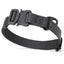 Dogline BioThane Dog Collar with Stab-Lock Quick Release Buckle W 3 4" x L 12-19" Black Dog Collars Dogline