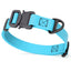 Dogline BioThane Dog Collar with Stab-Lock Quick Release Buckle W 3 4" x L 12-19" Sky Blue Dog Collars Dogline