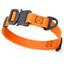 Dogline BioThane Dog Collar with Stab-Lock Quick Release Buckle W 3 4" x L 12-19" Hunter Orange Dog Collars Dogline