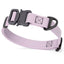 Dogline BioThane Dog Collar with Stab-Lock Quick Release Buckle W 3 4" x L 12-19" Pastel Purple Dog Collars Dogline