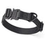 Dogline BioThane Dog Collar with Stab-Lock Quick Release Buckle W 1" x L 15-25" Black Dog Collars Dogline