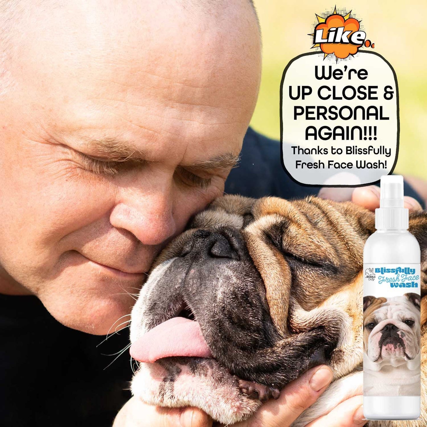 Bulldog Blissfully Fresh™ Face Wash 8 oz FACE WASH The Blissful Dog